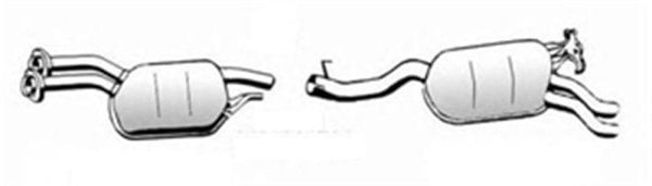 Parça: E 240 W210 Mercedes E Serisi W210 - E 200 - E 240 Orta Arka Susturucu Egzos