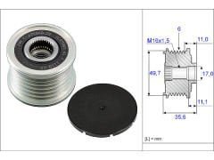 Parça: Vito 112 Cdi Mercedes 611 Cdi 646 Cdi Motor Şarj Dinamo Kasnağı F-235968