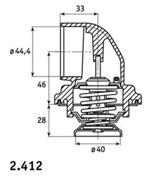 Parça: Vito V 230 Turbo D Mercedes Vito W638 Vito / V230Td - 108D - 110D Termostat