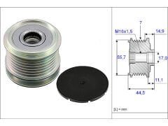 Parça: C200 Kompresör W204 Mercedes Clk Serisi 272 Motor Şarj Dinamo Kasnağı Tip-2