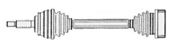 Parça: A 170 Cdi (2001-2004) Mercedes A Serisi W168 1997-2004 Ön Sol Aks Mili