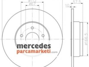 Parça: C180 Cdi W204 Mercedes C Serisi W204 E Serisi Coupe W207 Arka Fren Diski Takım