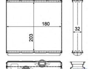Parça: C 250 Cdi W204 Mercedes C Serisi W204 C Serisi 2007-2012 Kalorifer Radyatörü
