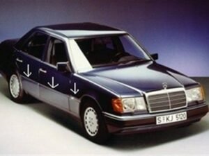 Parça: E 500 W124 Mercedes E Serisi W124 Kasa Kapı Kaplama Pako Takımı 10 Parça