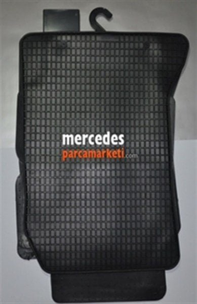 Parça: C 250 W205 Mercedes C Serisi W205 C Serisi Siyah Yarım Havuzlu Kauçuk Paspas