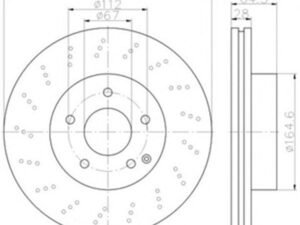 Parça: C 350 W204 Mercedes C Serisi W204 C Serisi 2007-2011 Ön Fren Diski Takım