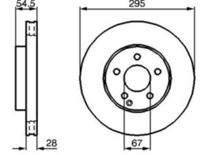 Parça: E 230 W211 Mercedes E Serisi W211 E Serisi 2002-2009 Ön Fren Diski Takım