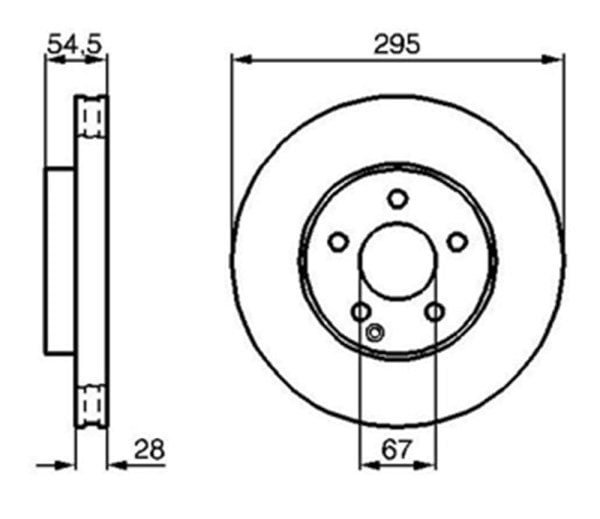 Parça: E 240 W211 Mercedes E Serisi W211 E Serisi 2002-2009 Ön Fren Diski Takım