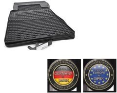 Parça: C200 Kompresör W204 Mercedes C Serisi W204 C Serisi Siyah Yarım Havuzlu Kauçuk Paspas