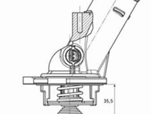 Parça: Ml 450 Cdi 4-Matic W164 Mercedes S Serisi W211 E Serisi - X164 Gl Serisi Termostat