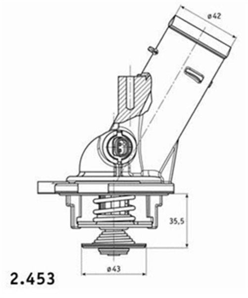 Parça: Ml 420 Cdi 4-Matic W164 Mercedes S Serisi W211 E Serisi - X164 Gl Serisi Termostat